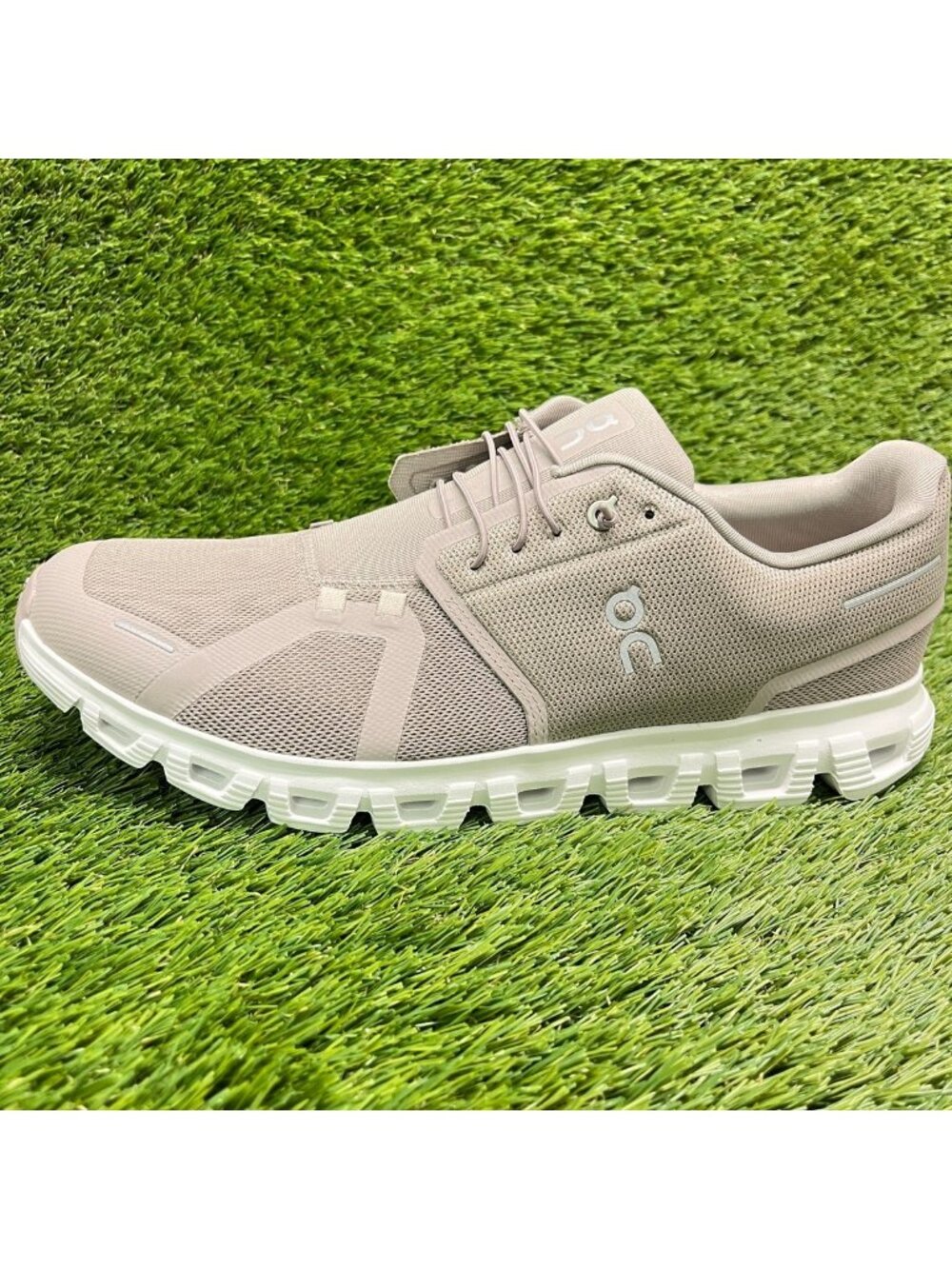 On Cloud 6 Mens Size 13 Fog Gray White Athletic Running Walking Shoes Sneakers - Picture 3 of 10
